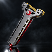 Aluminum auto-reloading slingshot hero shot